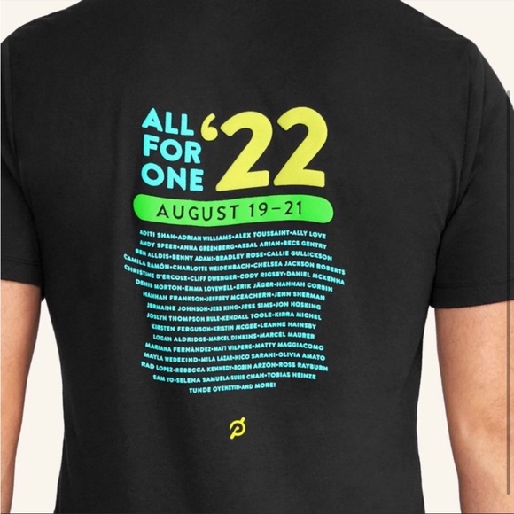 NWT Peloton T-Shirt AFO All For One. Size XSmall - Picture 2 of 4
